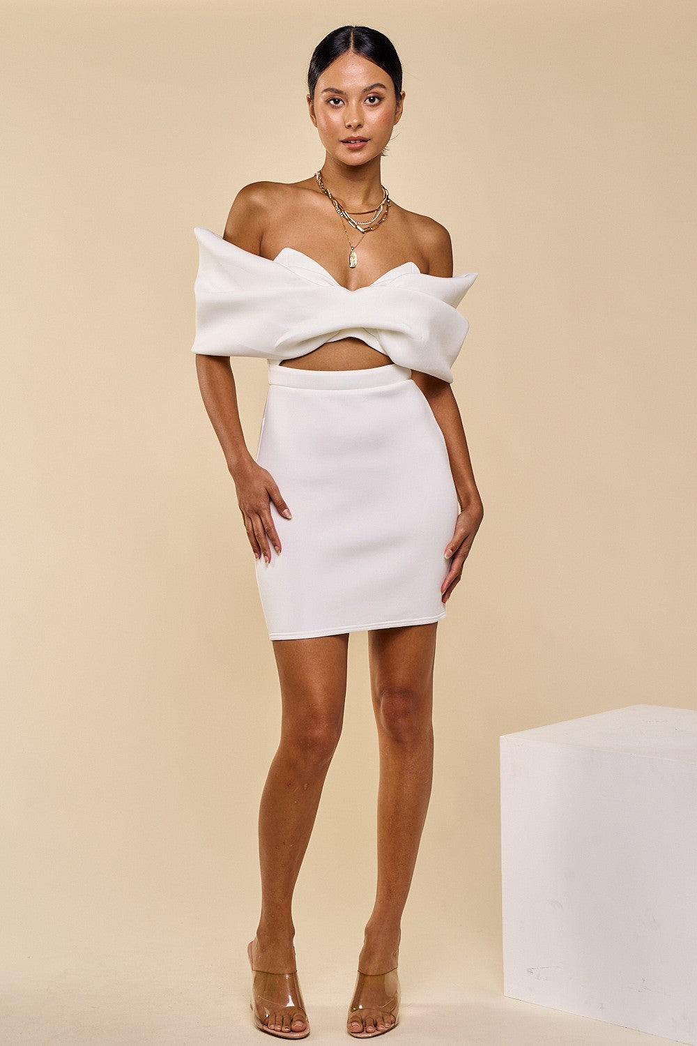 Off The Shoulder Mini Dress