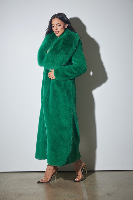 Luxe Faux Fur Maxi Coat