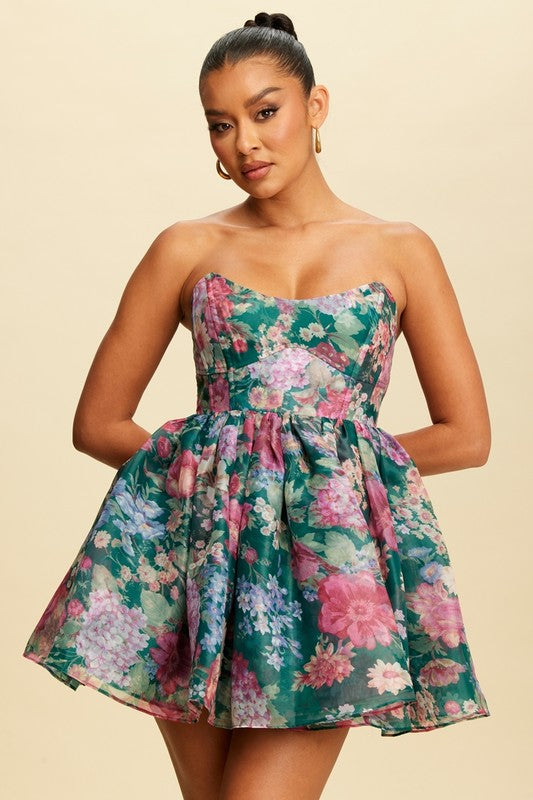 Vintage Floral Corset Dress Walk In Closet by Ava W Vintage Floral Corset Dress Walk In Closet by Ava W