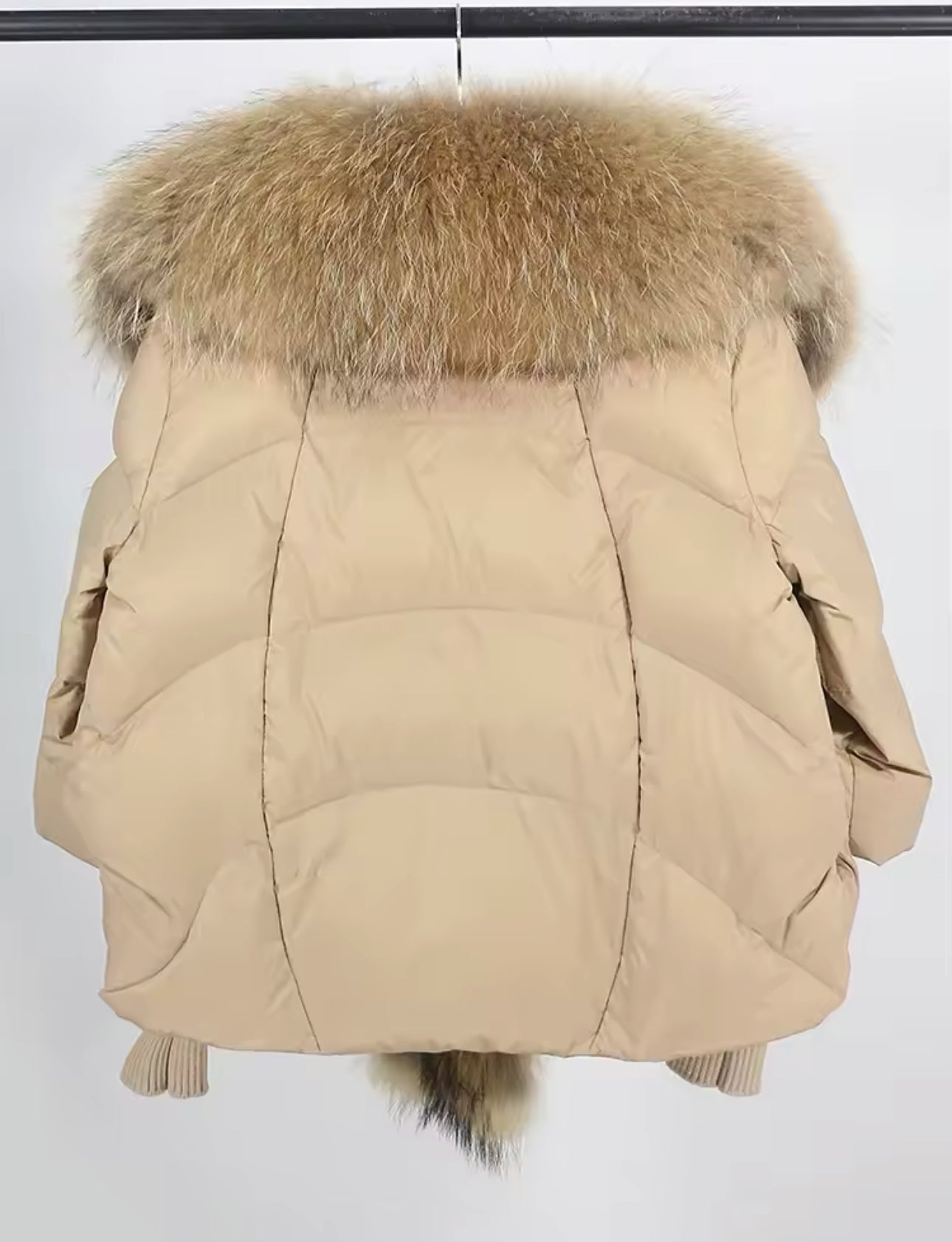 Fox Collar Down Jacket