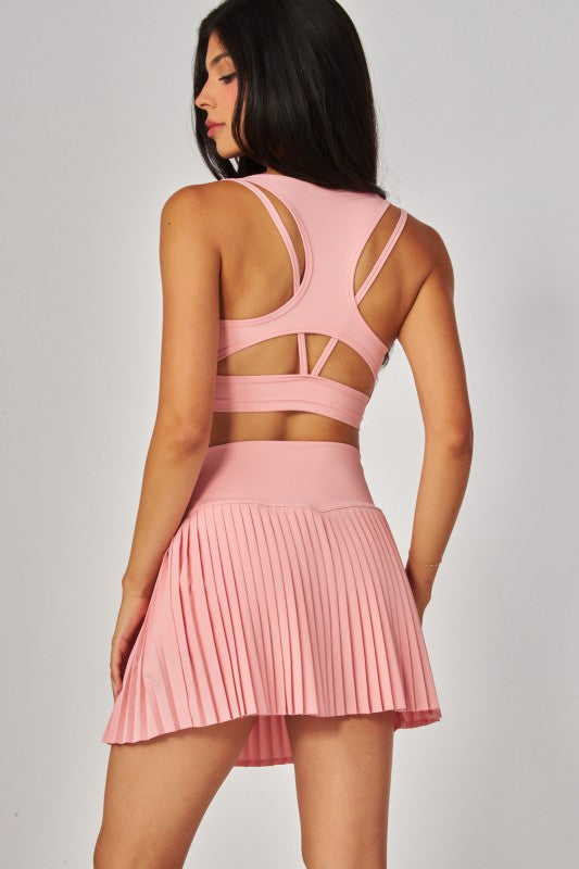 Sharp Pleated Tennis Skirt