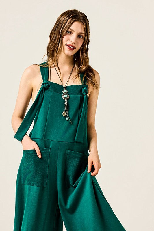 Adjustable Straps Front Pocket Overalls