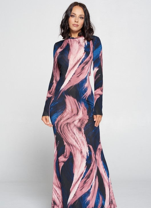 Multi Color Maxi Dress Walk In Closet by Ava W Multi Color Maxi Dress Walk In Closet by Ava W