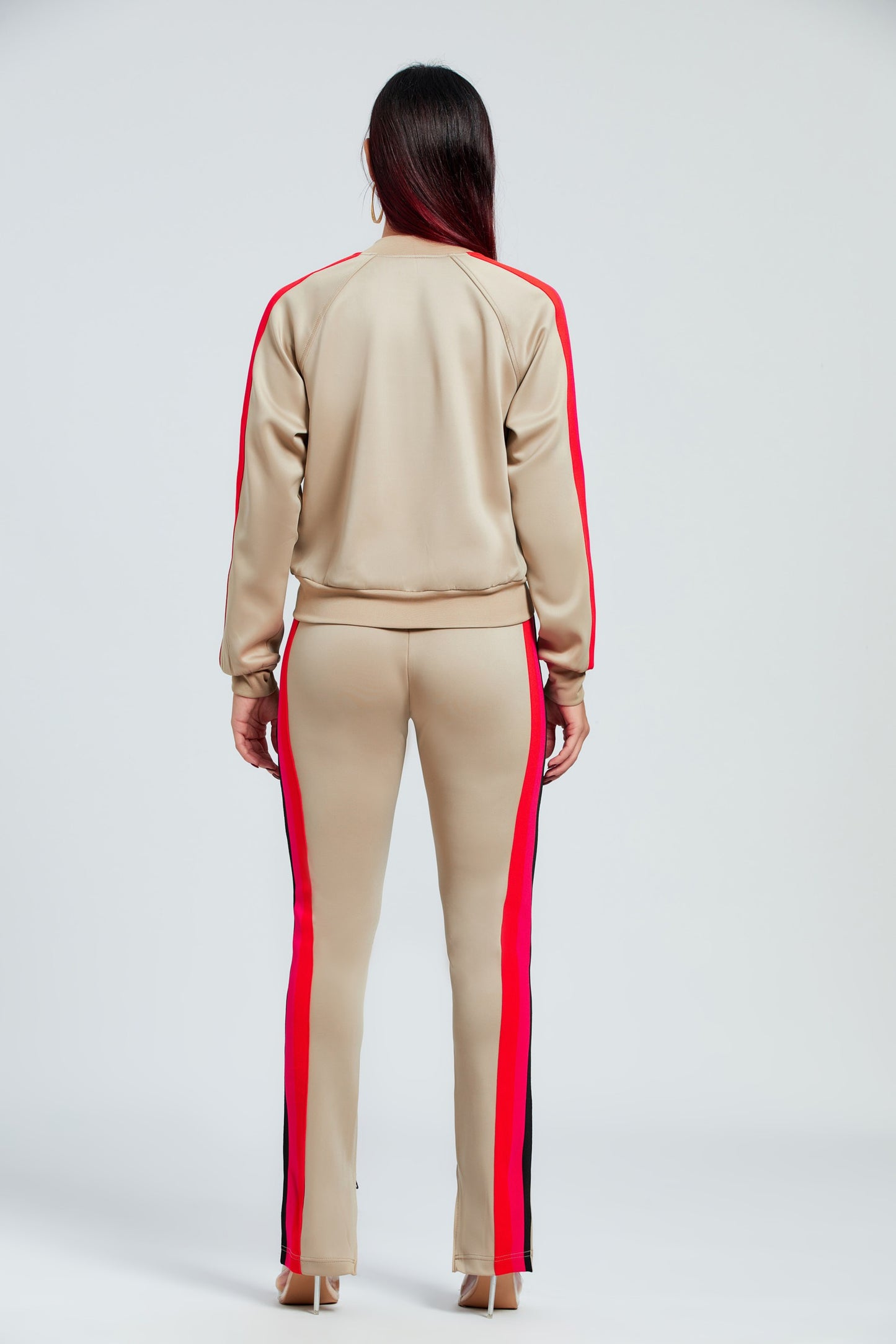 Side Stripe Jacket and Pants Set