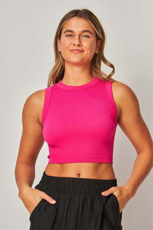 Basic Ribbed Crop Top