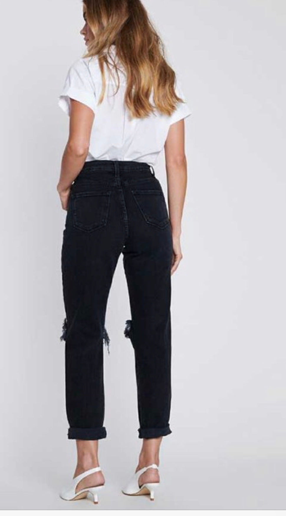 Ripped Knee Boyfriend Denim