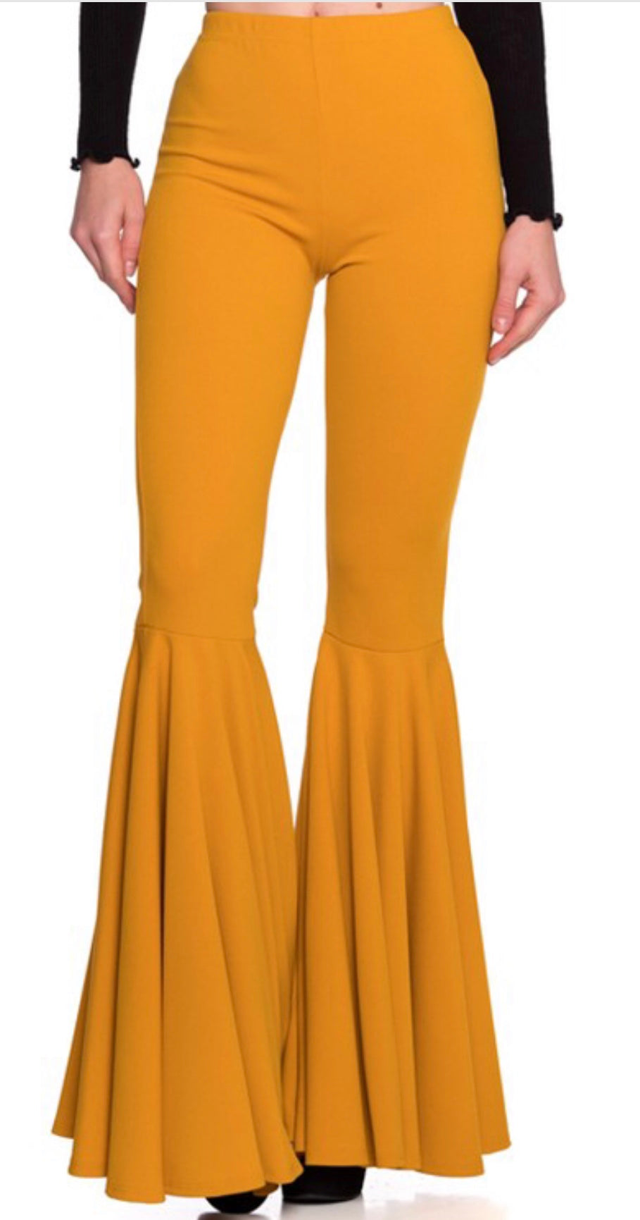 Spandex Bell Bottom Pants