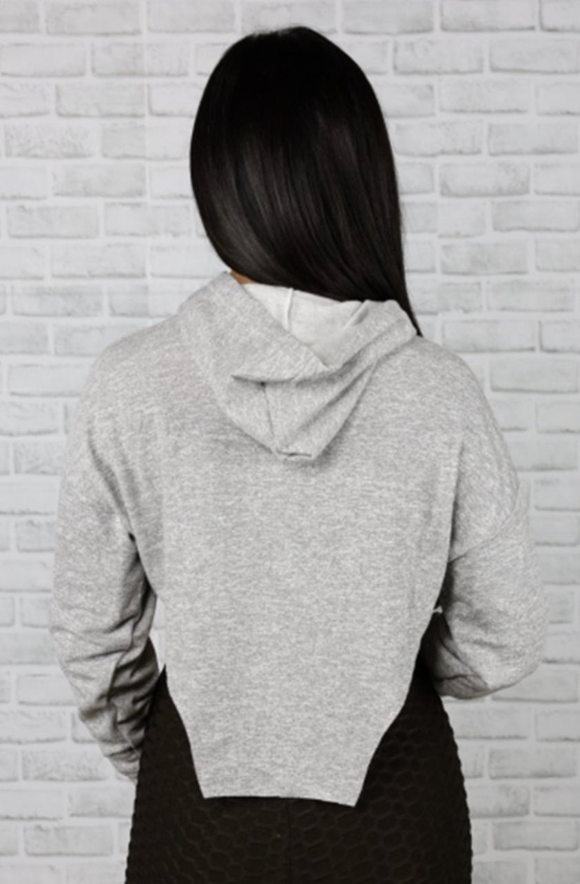 Waist Cut Hoodie