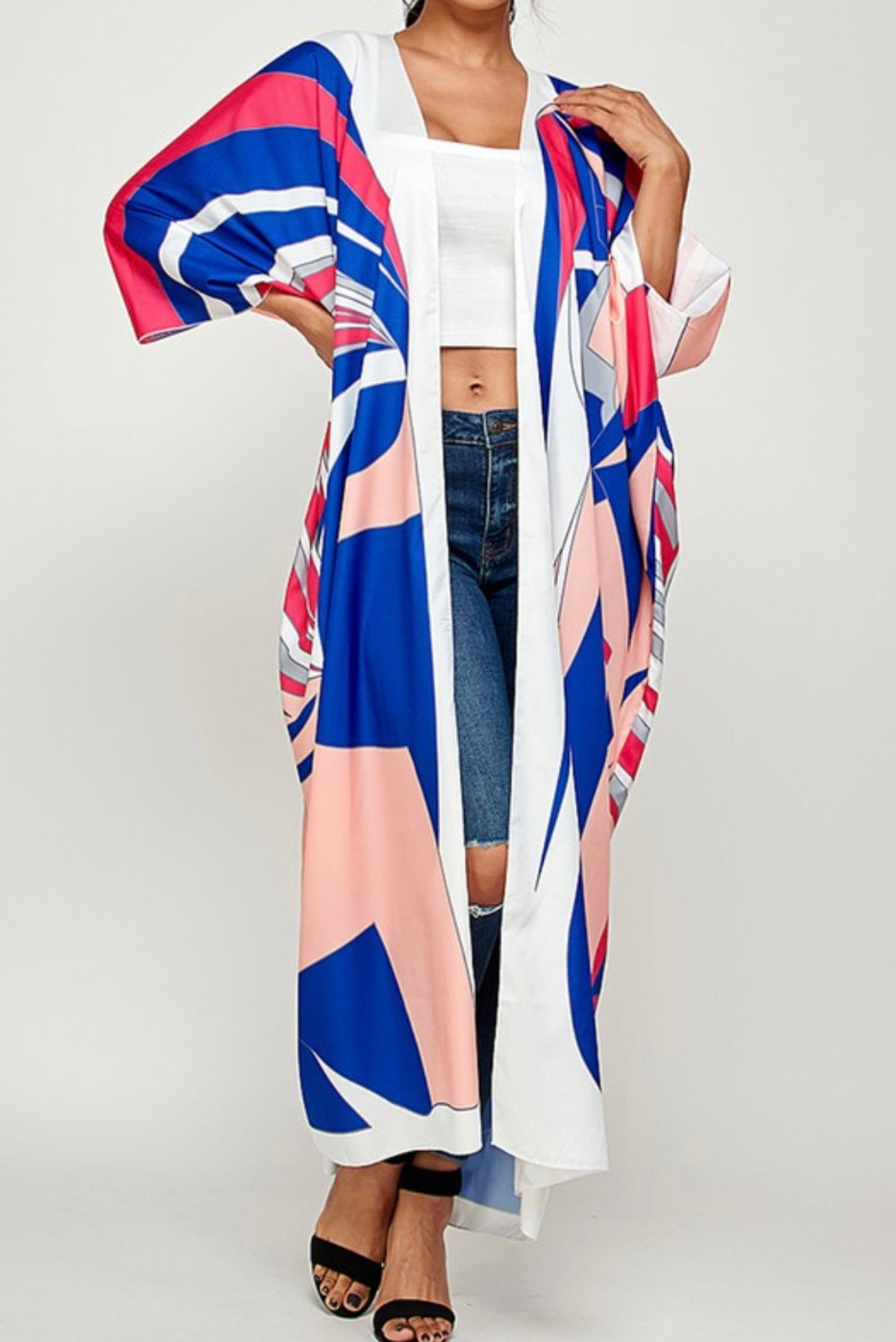 Multi Color Kimono