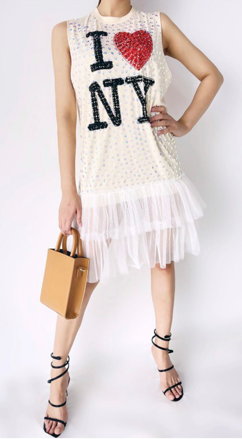 I Love NY T-Shirt Dress
