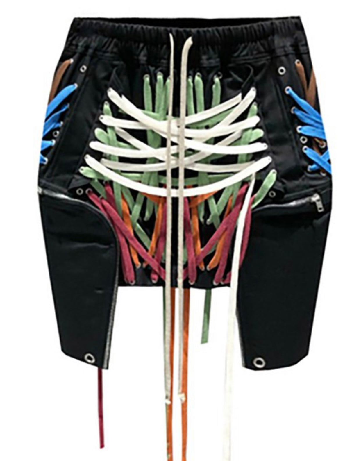 Tie String Hi Low Skirt