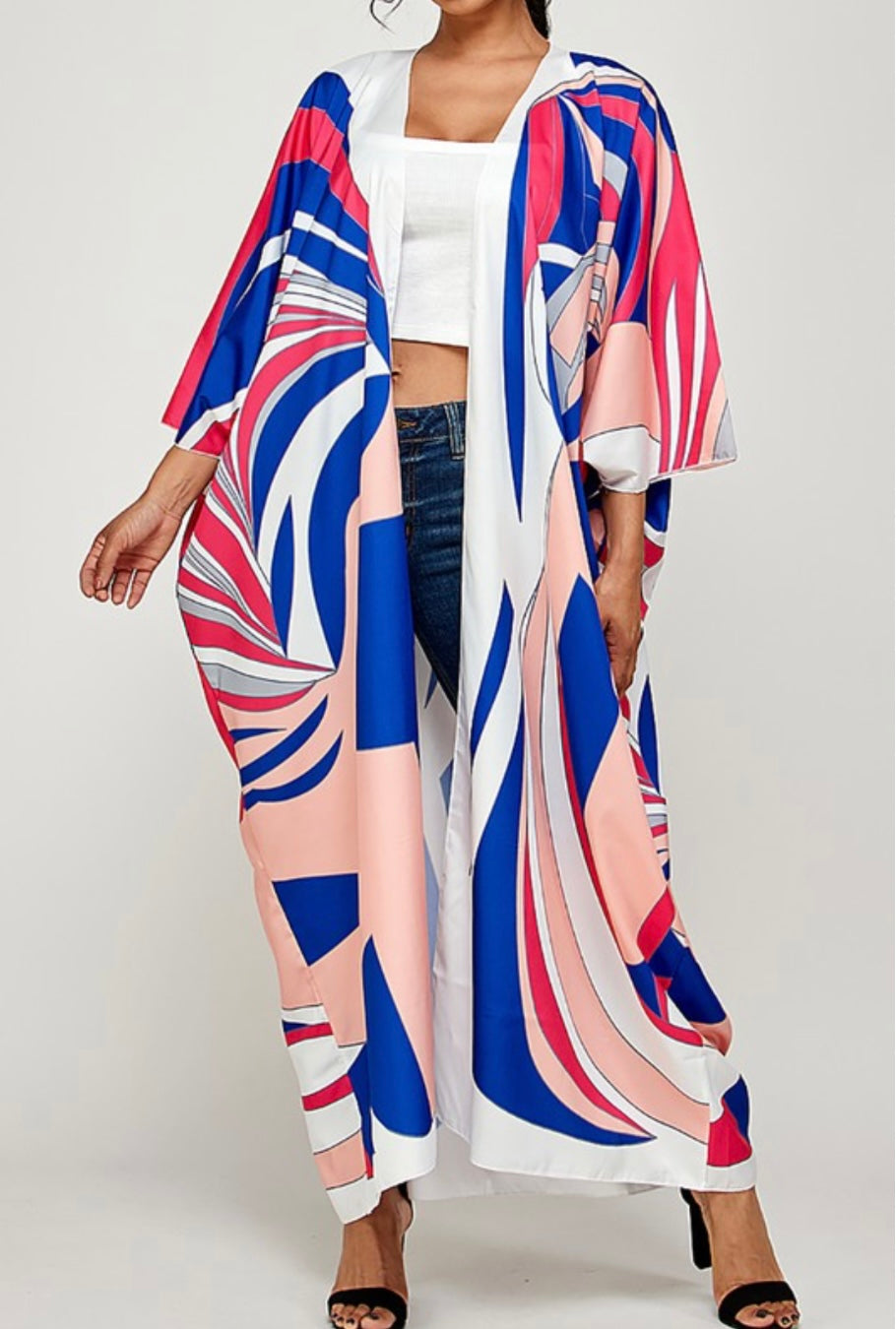 Multi Color Kimono