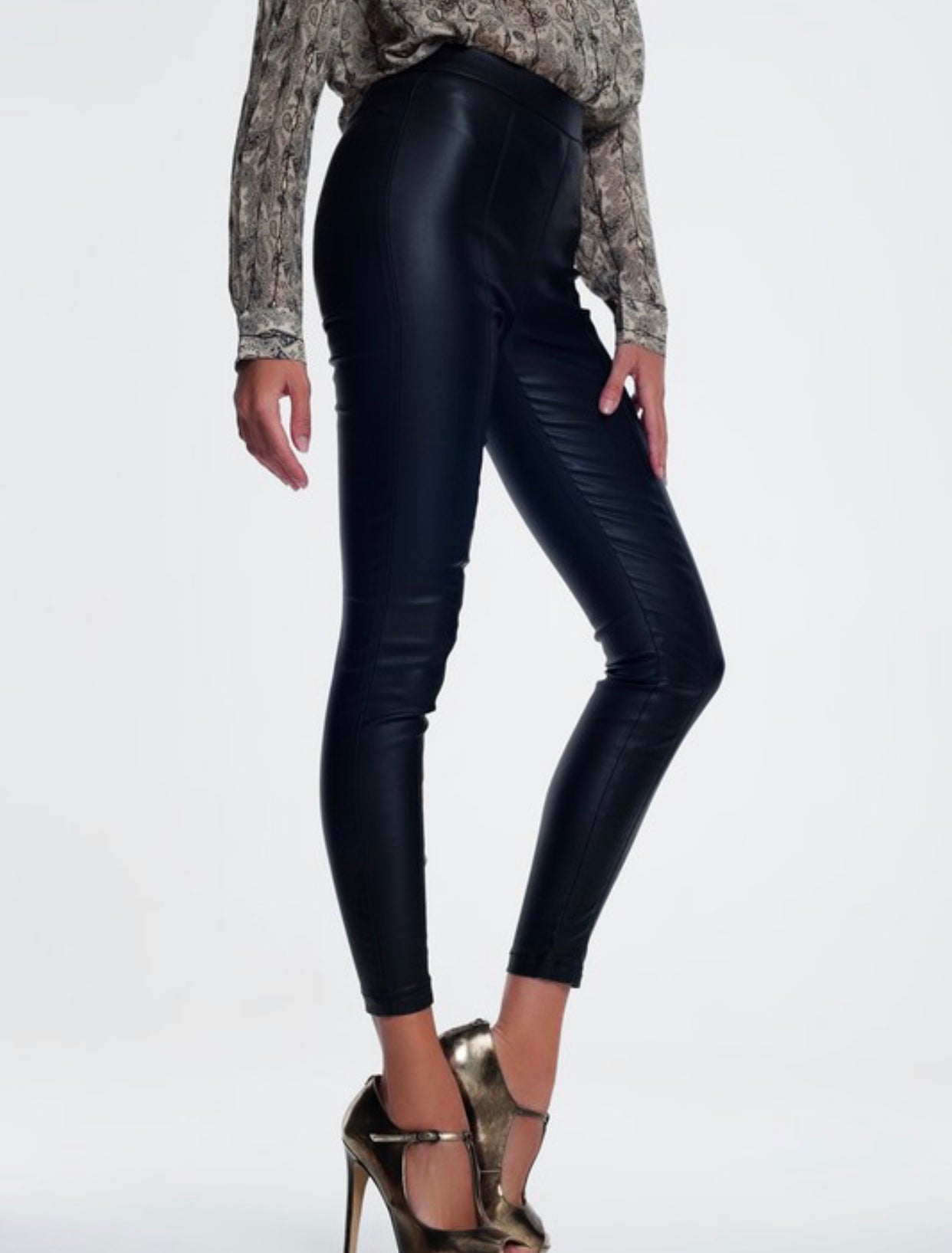 Faux Leather Pants