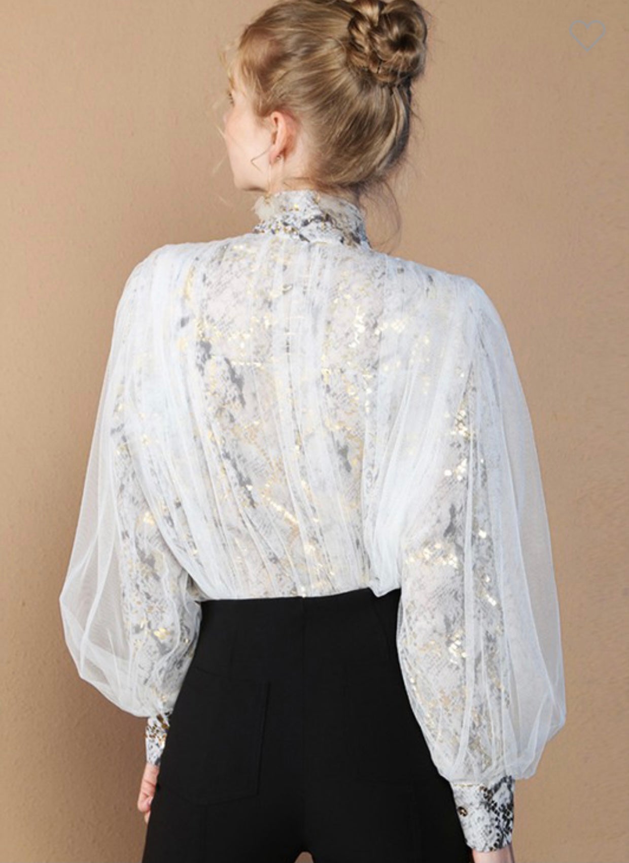 Animal Print Layered Top