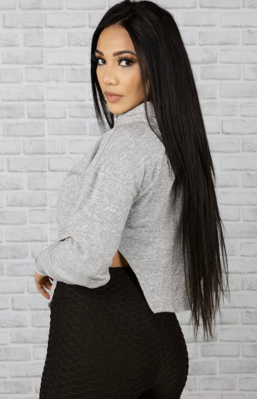 Waist Cut Hoodie