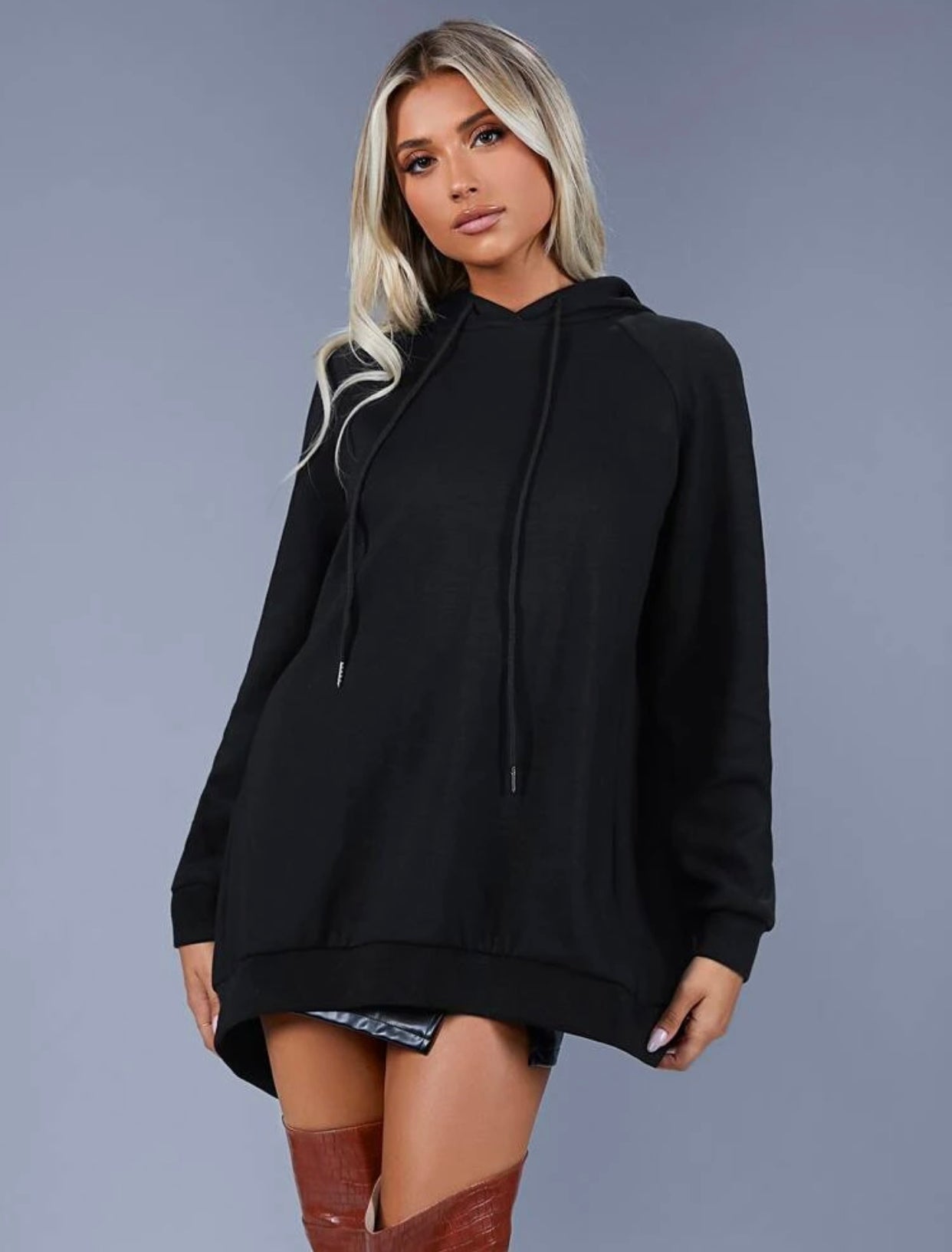 Slit Back Hoodie