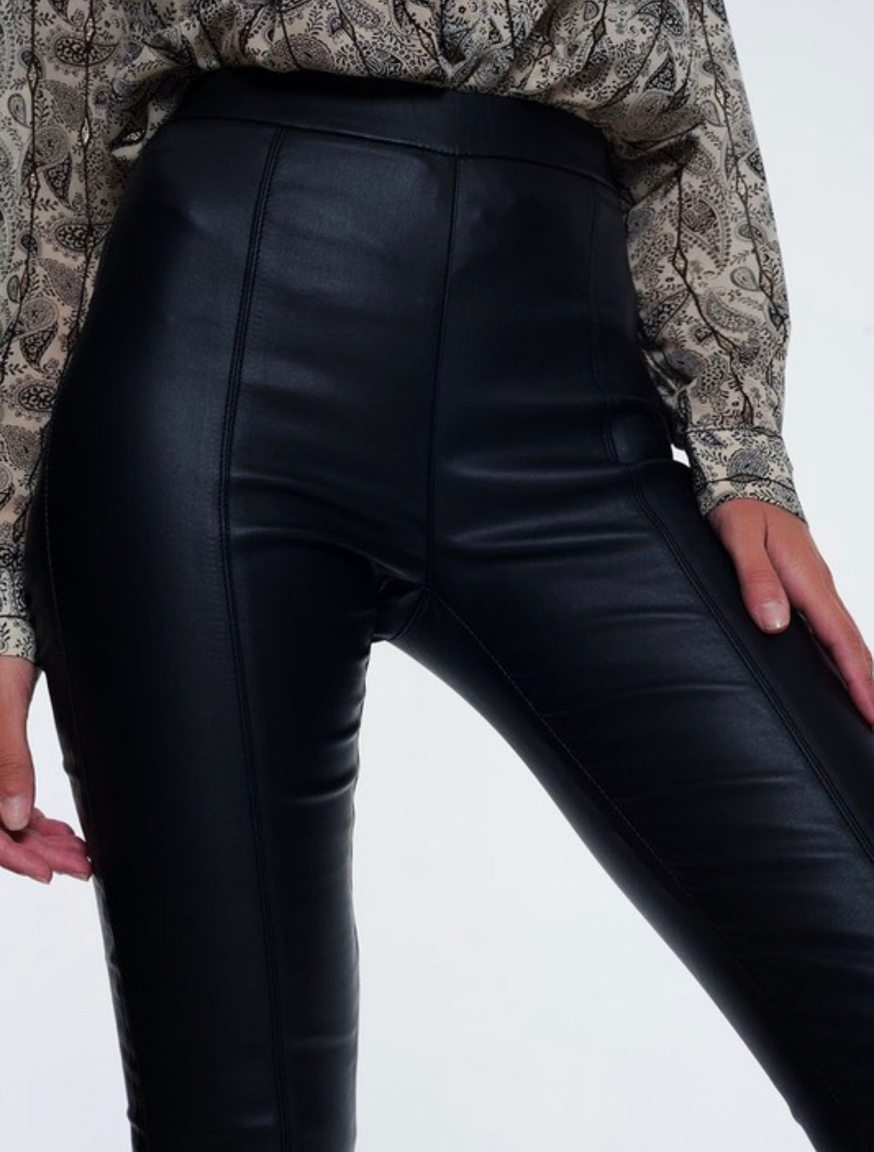 Faux Leather Pants