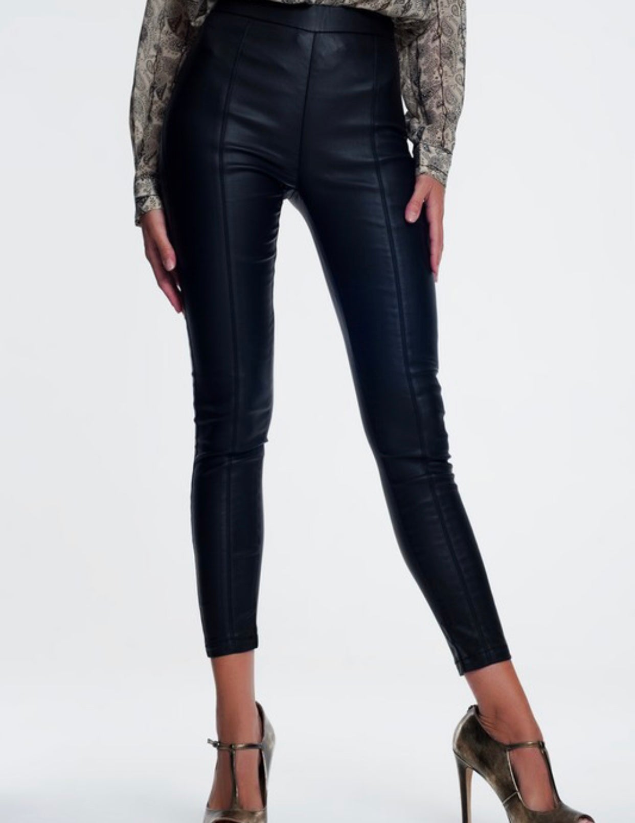 Faux Leather Pants
