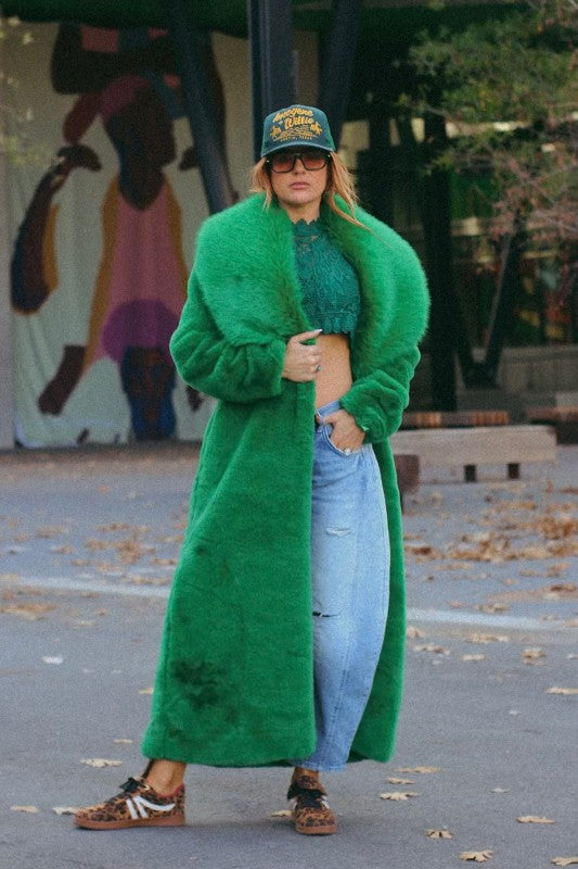 Luxe Faux Fur Maxi Coat