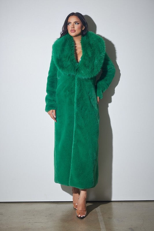 Luxe Faux Fur Maxi Coat