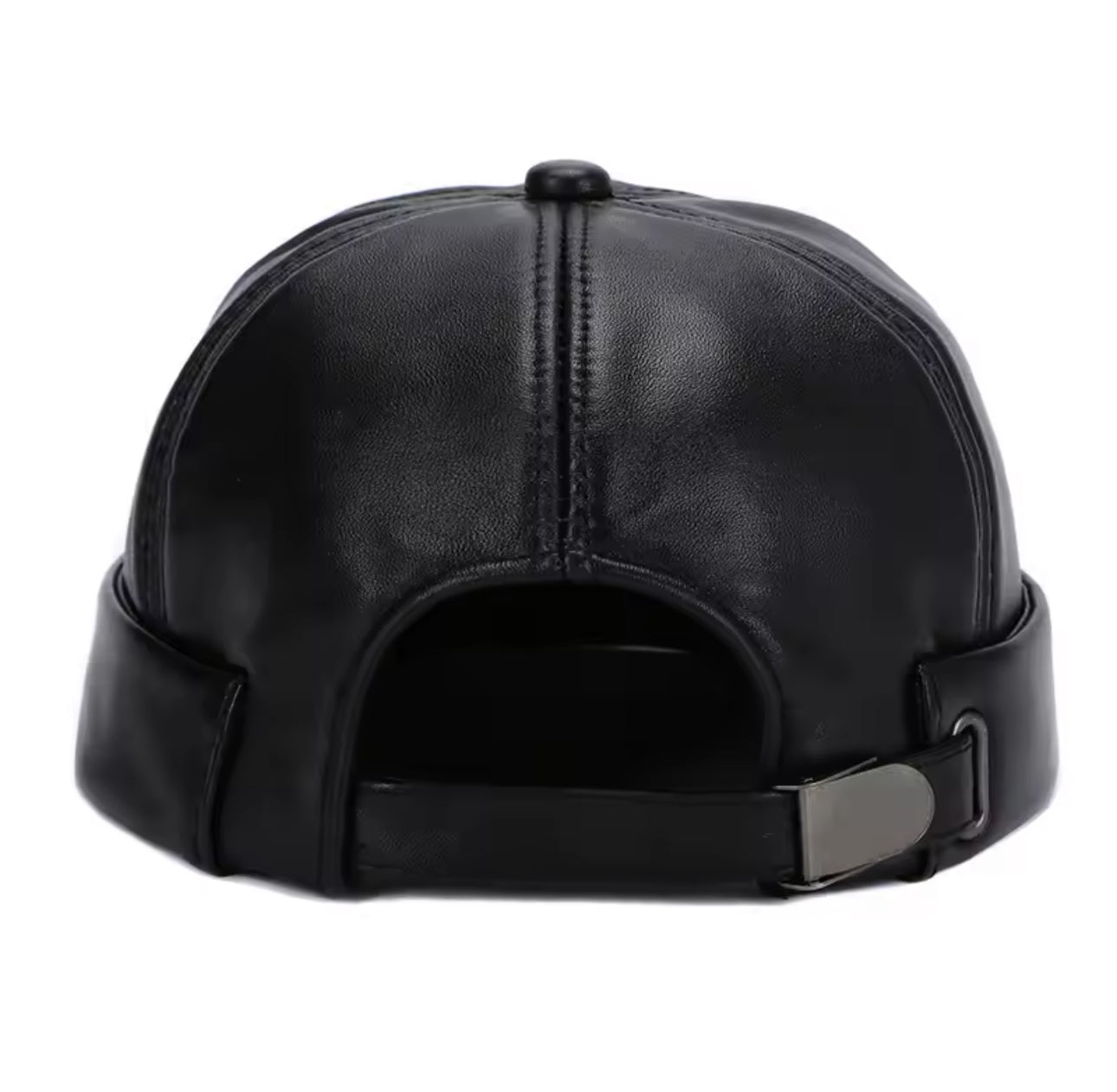 Leather Beanie