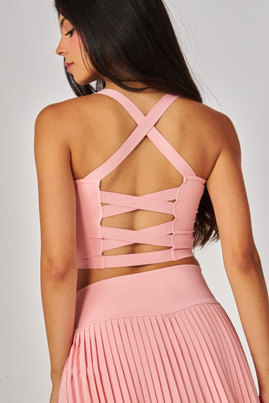 Airlift Cross Back Tank Top