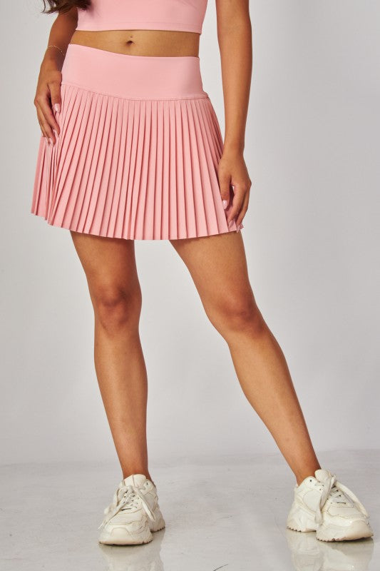 Sharp Pleated Tennis Skirt