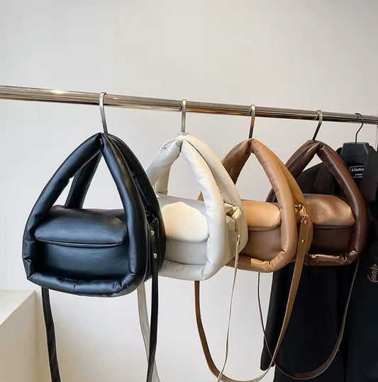 Vegan Leather Puffer Purse