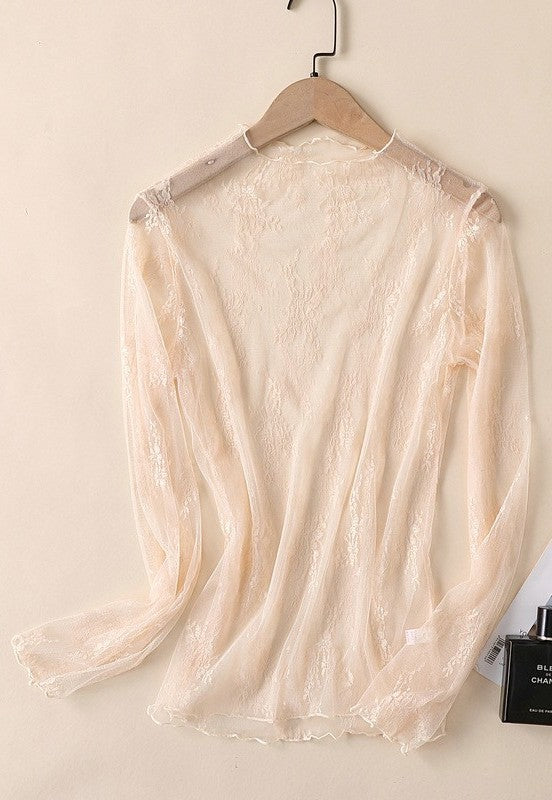 Mesh Lace Top
