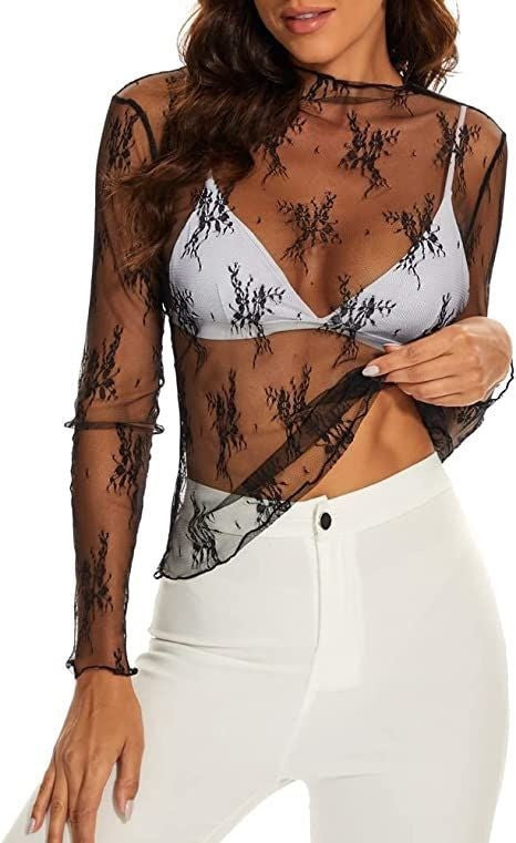 Mesh Lace Top