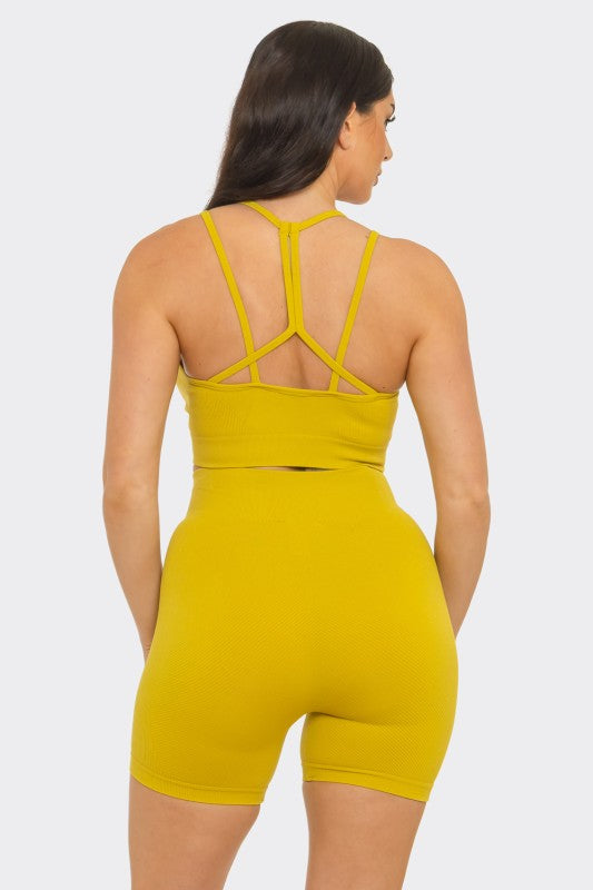 Bra Padded Top & Short Set