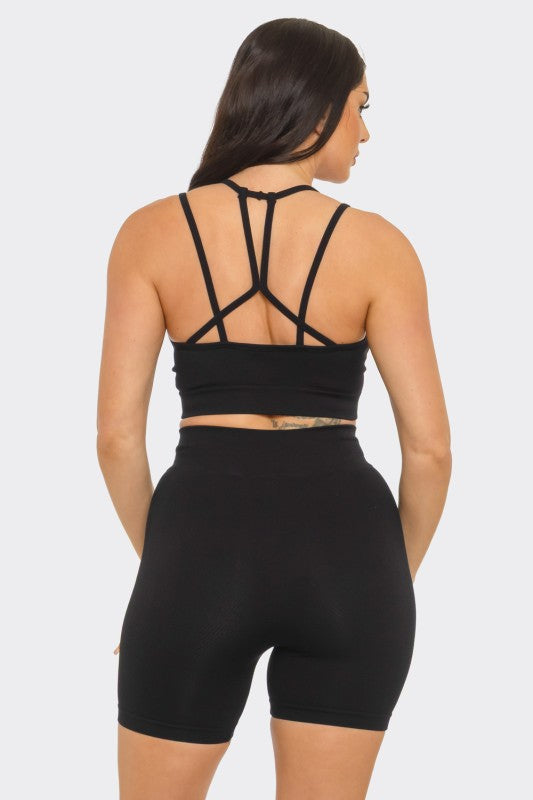 Bra Padded Top & Short Set