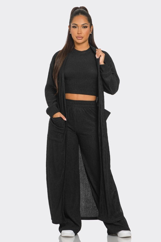 3 Piece Cardigan Set