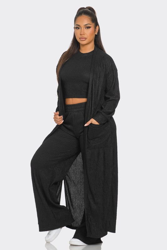 3 Piece Cardigan Set