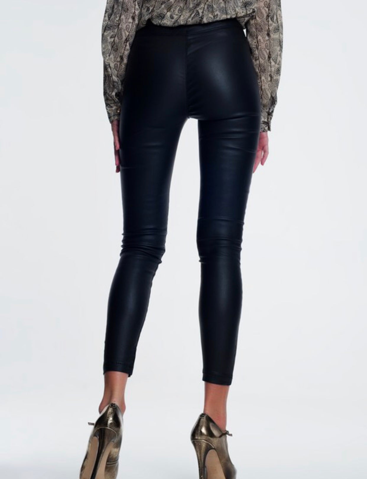 Faux Leather Pants