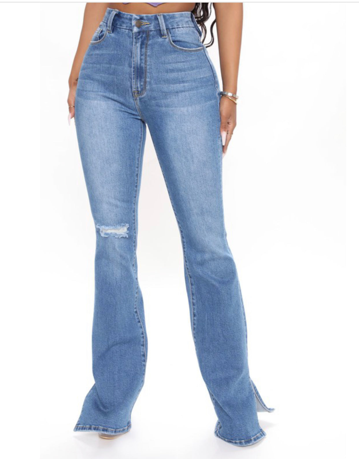 High Rise Flare Jeans