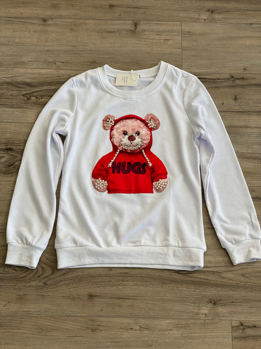 Diamonds and Pearls Teddy Bear Sweatshirt