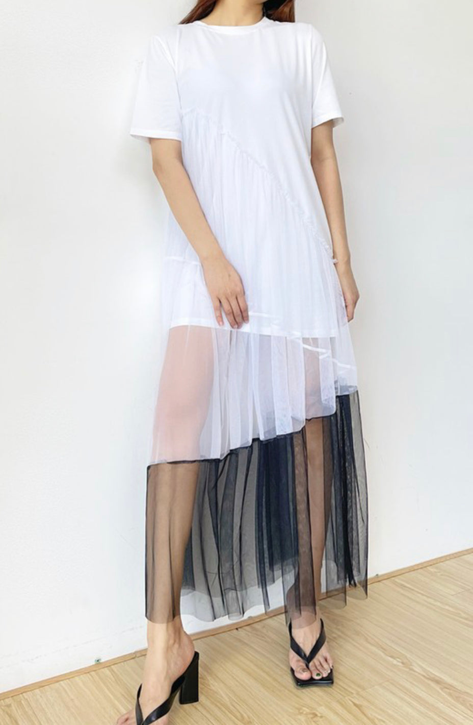 Mesh T-Shirt Dress