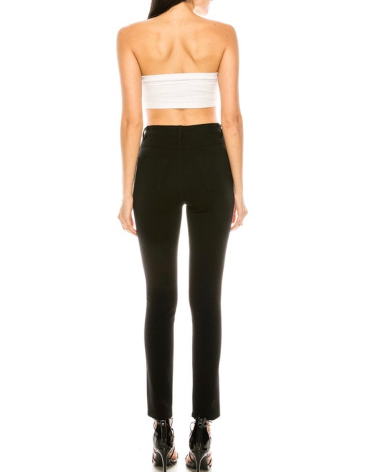 Rhinestone Side Striped Pants